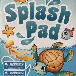 Colorful Splash Pad with Sea Creatures